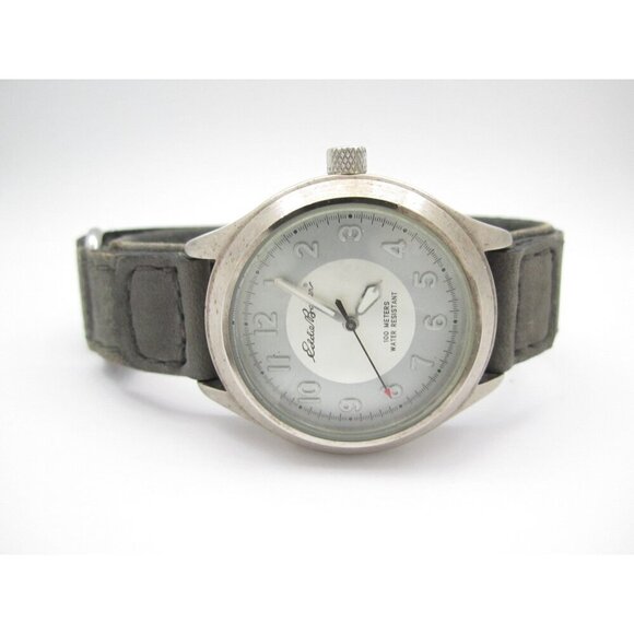 New Men Eddie Bauer Quartz WR Analog 38mm Round Watch (H964) \